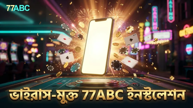 77ABC অ্যাপ ইনস্টলেশনে ভাইরাস-মুক্ত যাচাই প্রক্রিয়া গুরুত্বপূর্ণ