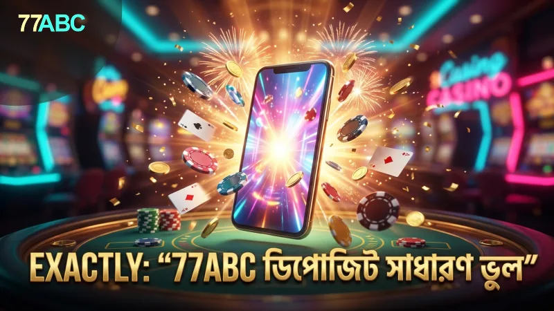 ডিপোজিট করার সময় সবচেয়ে প্রচলিত 77ABC এর ভুলগুলো
