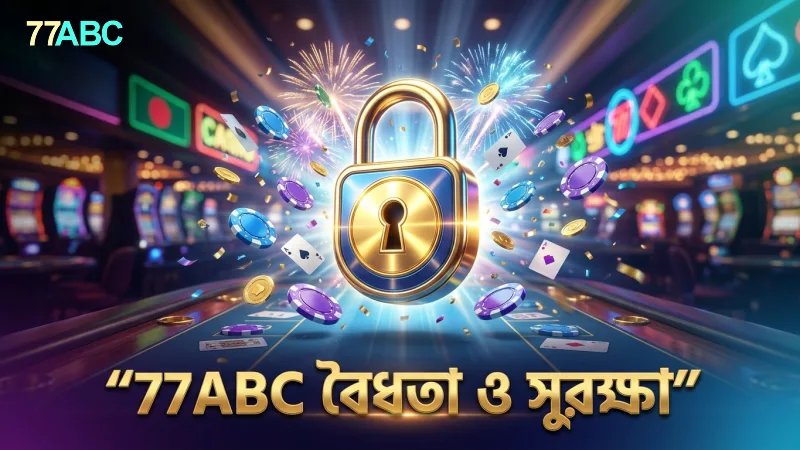 বৈধ লাইসেন্স ও তথ্য সুরক্ষার মাধ্যমে 77ABC-এর বিশ্বাসযোগ্যতা