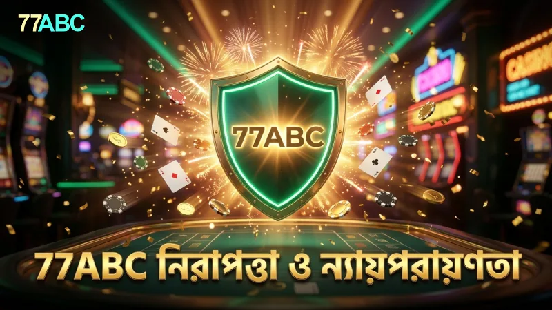 77ABC প্ল্যাটফর্মে প্রুভেবলি ফেয়ার অ্যালগরিদম নিশ্চিত করে নিরাপত্তা।
