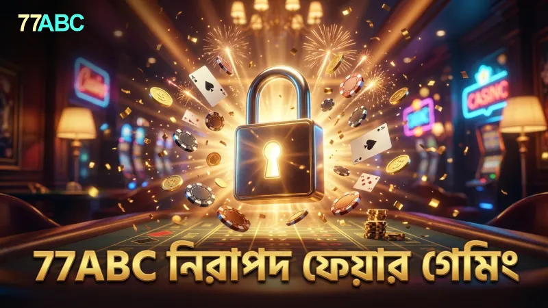 77ABC প্ল্যাটফর্মে নিরাপদ ও ফেয়ার গেমিং নিশ্চিত করা হয়