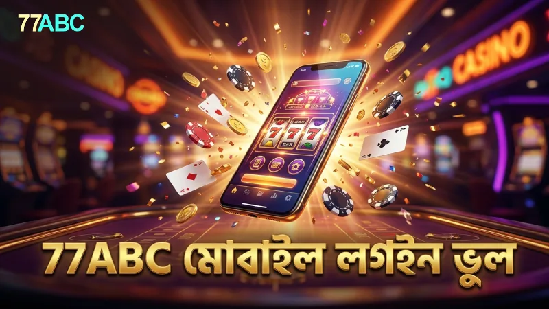 মোবাইলে 77ABC লগইন সমস্যার সাধারণ কারণগুলো