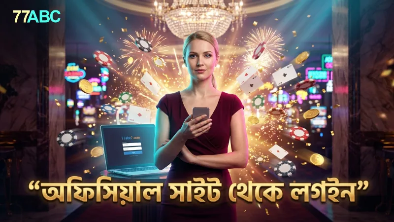 লগইন ত্রুটি এড়াতে 77abc7.com অফিসিয়াল সাইট ব্যবহার করুন