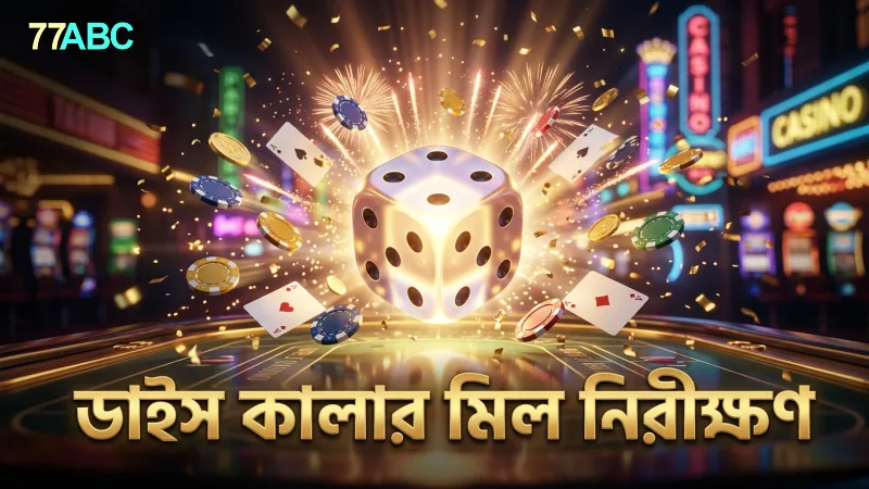 কালার গেমে ডাইস ও রংয়ের মিল নিরীক্ষণ গুরুত্বপূর্ণ