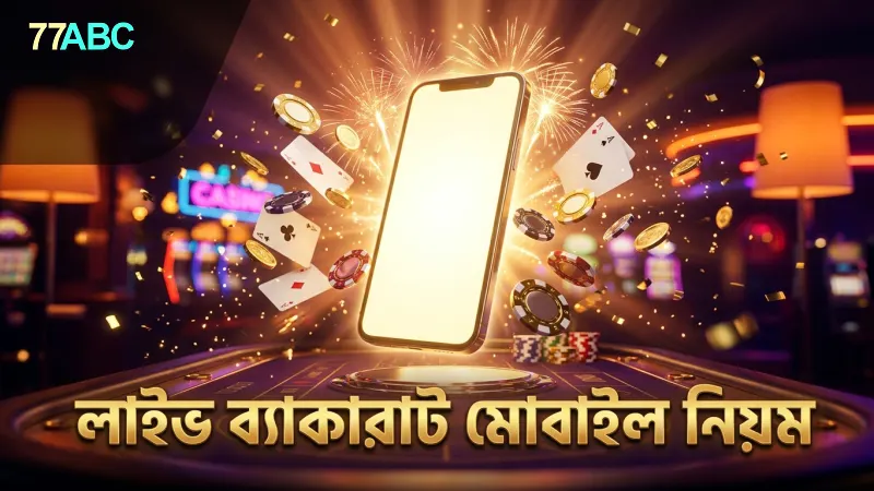 লাইভ ব্যাকারাট খেলার নিয়ম ও কৌশলগত নির্দেশিকা 1 লাইভ ব্যাকারাটে মোবাইল থেকে বাজির মূল নিয়মাবলী