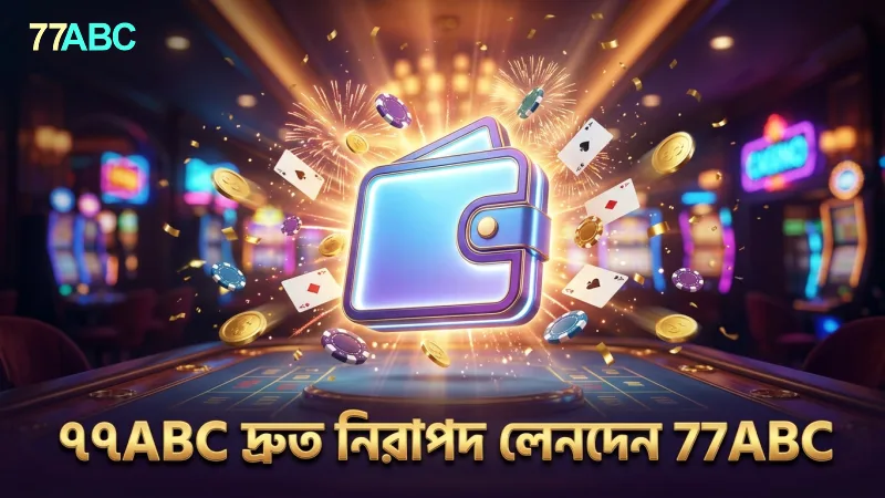 ৭৭ABC ওয়ালেট ব্যবহার করে লেনদেন দ্রুত ও নিরাপদ রাখুন