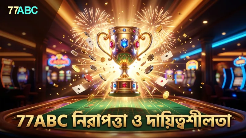 77ABC প্ল্যাটফর্মে নিরাপত্তা ও দায়িত্বশীল গেমিং নিশ্চিত করুন
